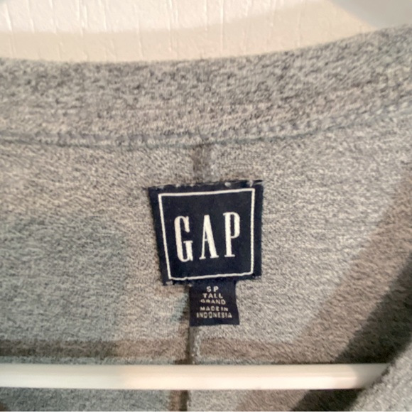 GAP Sleeveless Knot Twist Midi Dress - Heather Grey - Size S Tall - Like New - Picture 3 of 3